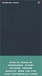 Mobile Screenshot of hankinslegal.com